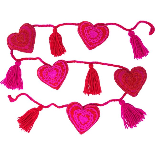 Valentine Garland, Pink