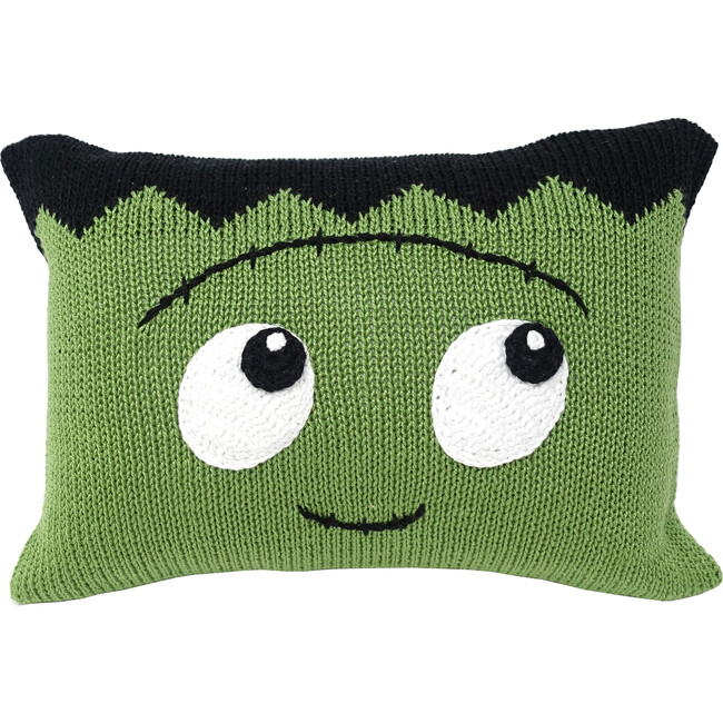 Mini Monster Pillow, Green