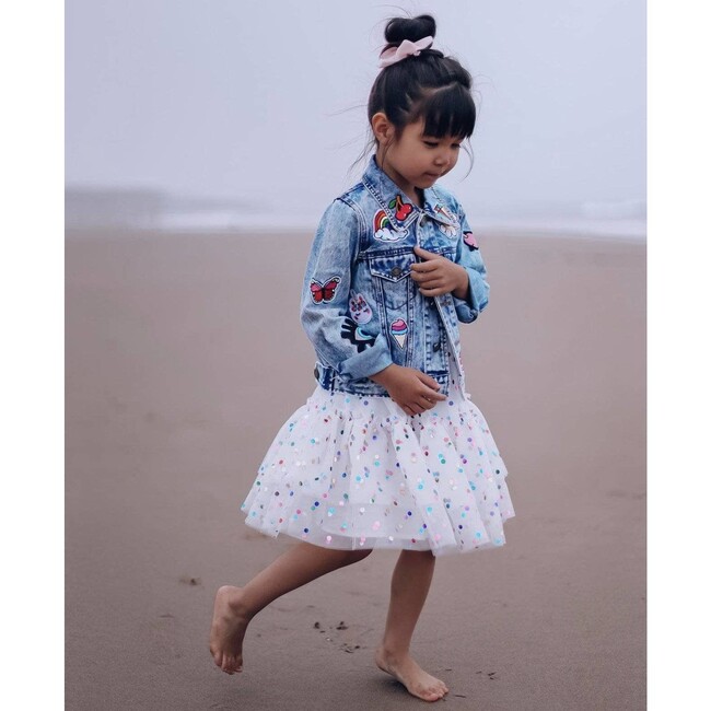 All About the Patch Crop Denim Jacket - Jackets - 2