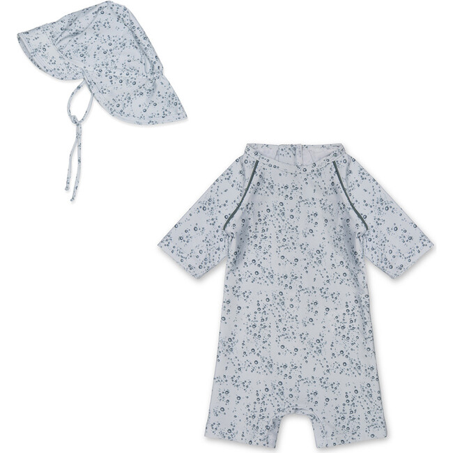 Gustas Swim Hat, Sky Grey - Sun Hats - 2