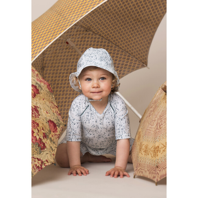 Gustas Swim Hat, Sky Grey - Sun Hats - 3