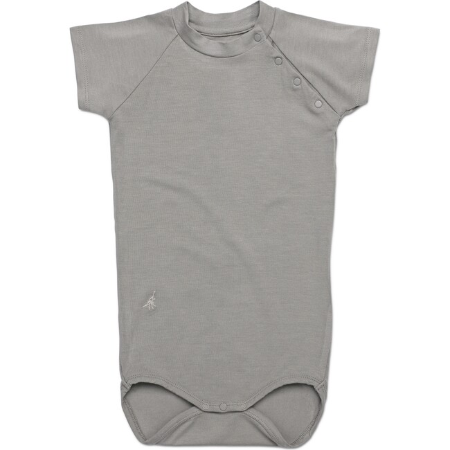 Short Sleeve Bodysuit, Hazy Grey