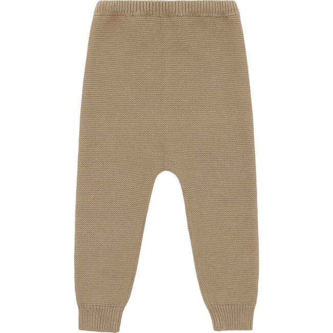 Organic Knit Trousers, Natural Orange