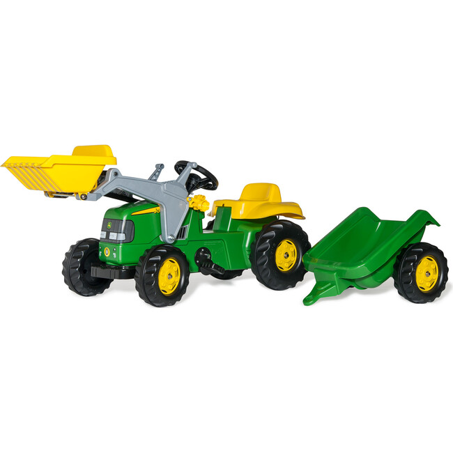 John Deere Kid Tractor w/Trailer