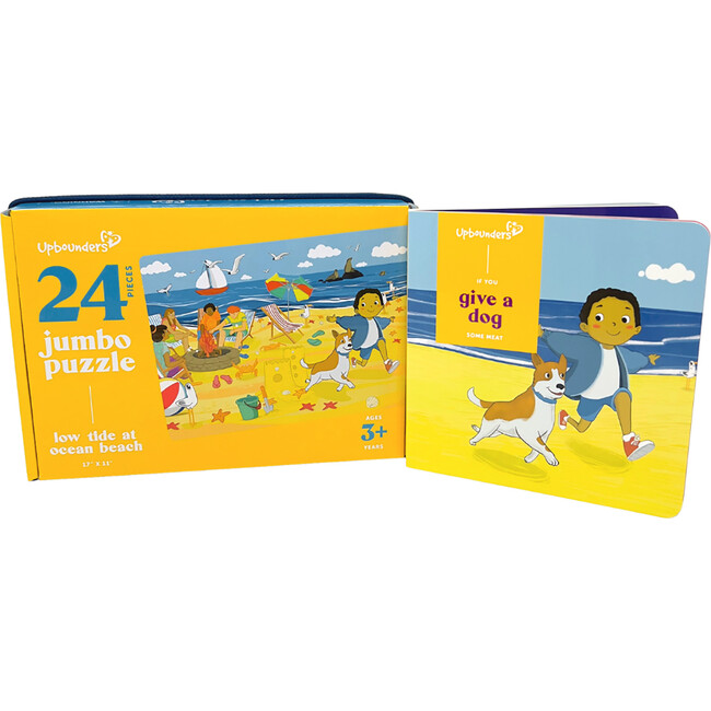 If You Give a Dog Some Meat, 24 PC Puzzle & Book Set