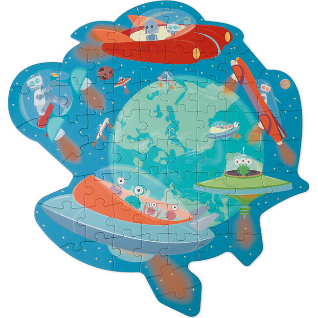 Contour Puzzle Space Adventure 59 pcs