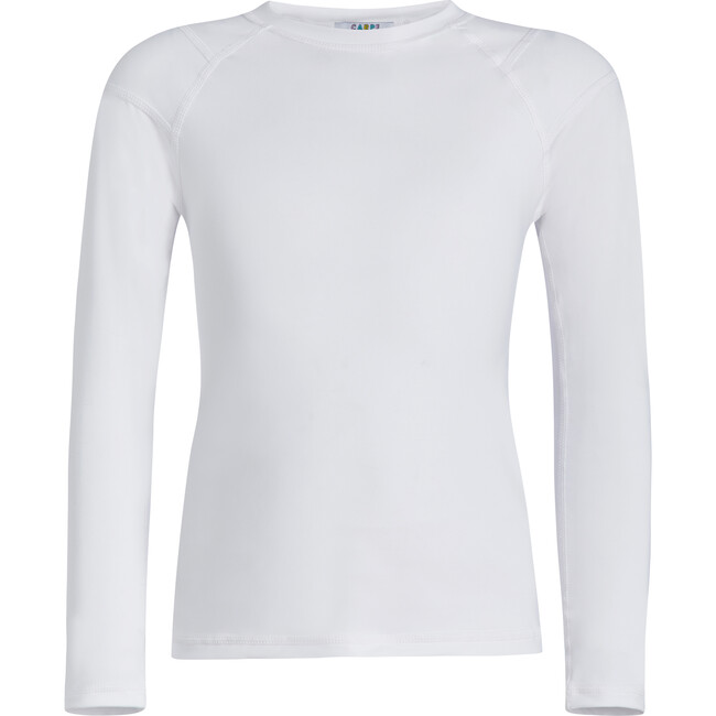 Unisex Long Sleeve Hip Length Rashguard, Blue Deep