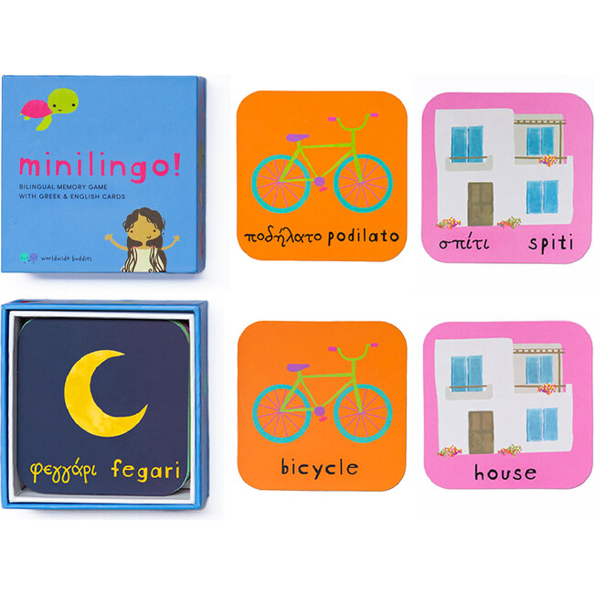 Minilingo, English/Greek Flashcards
