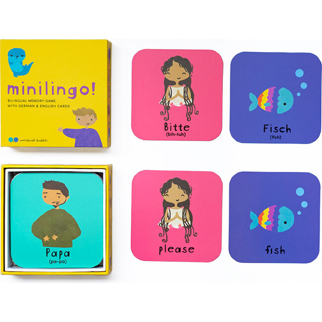 Minilingo, English/German Flashcards