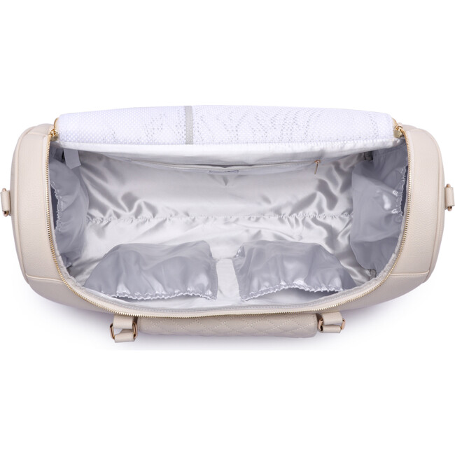 Monaco Travel Bag | Pearl White - Diaper Bags - 7