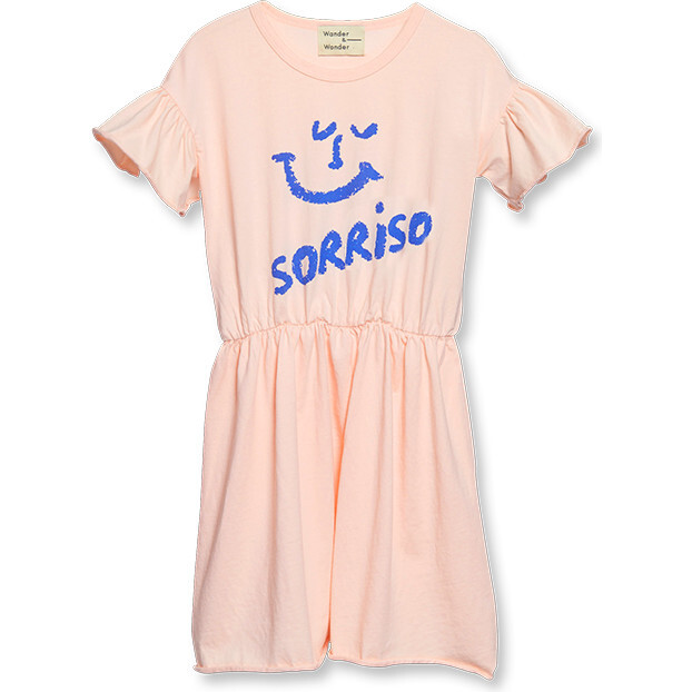 Bianca Short Butterfly Sleeve Dress, Sorbet