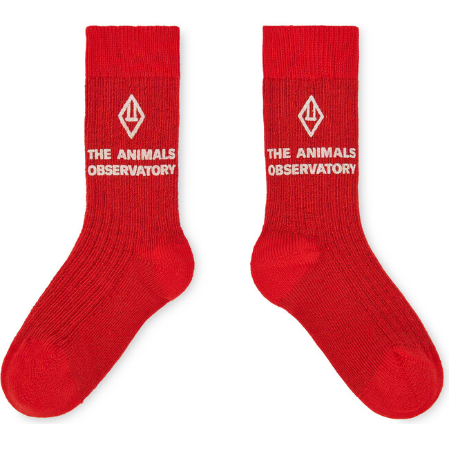 Baby Worm Socks, Red Stripes