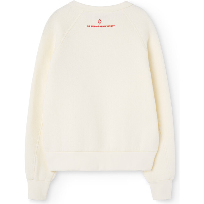 Shark Animalli Raglan Sleeve Relaxed Fit Sweatshirt, White