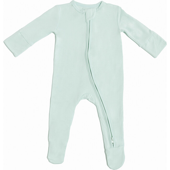 Zip Footie, Coastal Sage