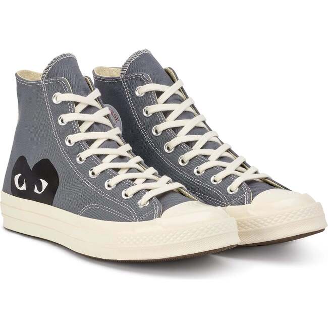 Heart High Top Sneakers, Gray