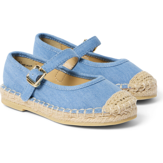 Chambray Espadrille Ballet Flat