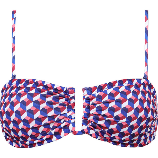 Women's Timor Two Piece Top, Cherry Rubik