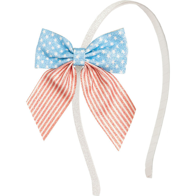 Patriotic Cutie Bow Headband, Multi