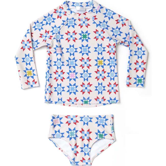 Rashguard Set, Americana Quilt