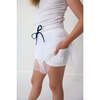 Girls Pleated Skort, White - Skirts - 4